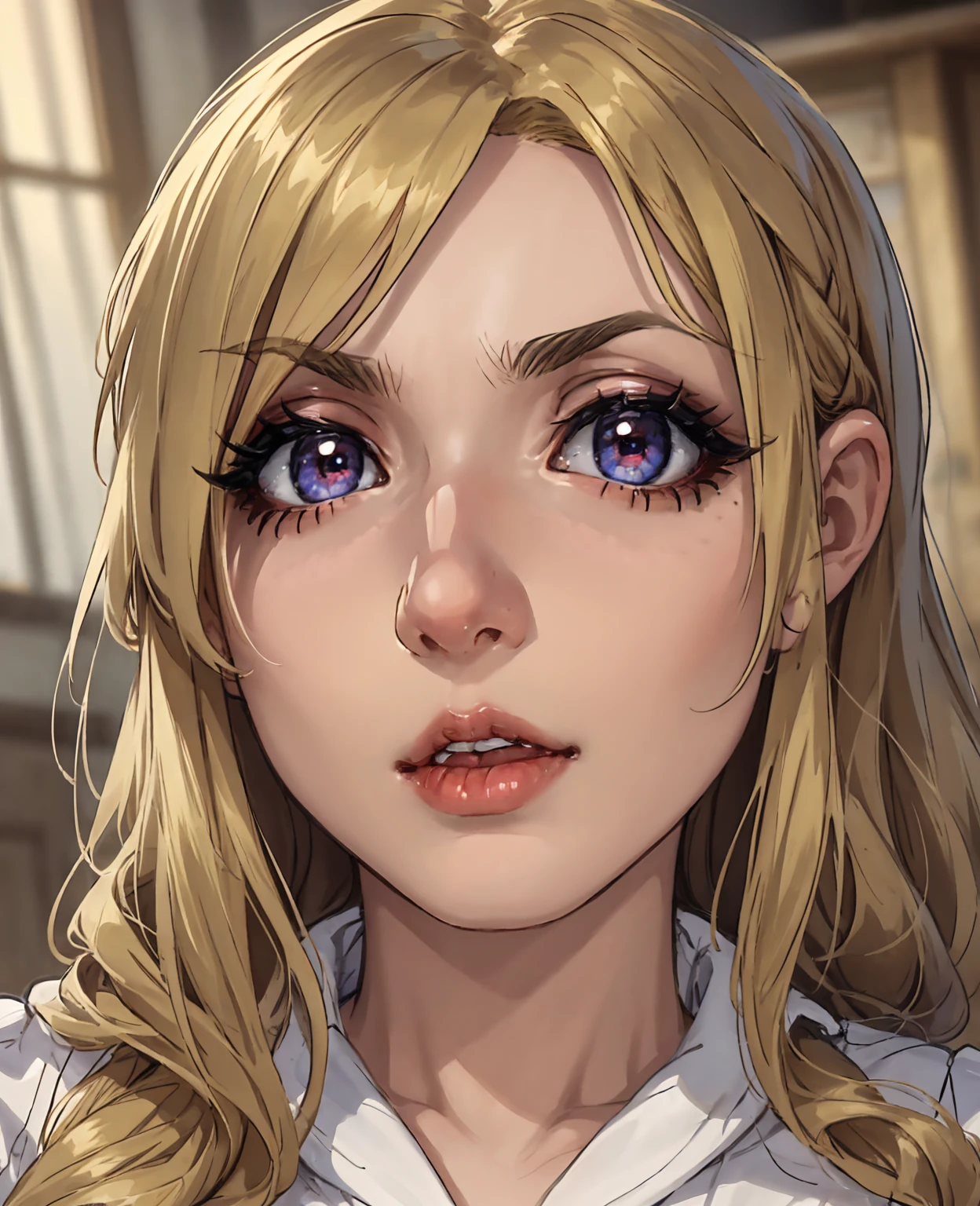 a cute young , 1girl, adorable face, beautiful detailed eyes, beautiful detailed lips, extremely detailed face, longeyelashes, cute , innocent expression, warm lighting, vibrant colors, soft focus, highly detailed, masterpiece, photorealistic, 8k