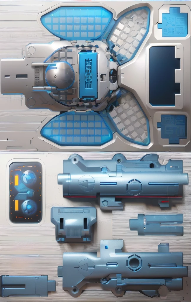 Mecha parts, highly detailed panel cuts, Spacesuit cartoon,Space car cartoon, 融合Mecha parts, highly detailed panel cuts,Plan of a small space station with computers, parts and components, 融合Mecha parts, simple Bionic explosion diagram, Very detailed schematic, Highly detailed toys, cyborg parts and components, Mecha details, Clean lines and flat colors, Mecha parts, Mechanical body, Bionic explosion diagram, Realistic shadow parts, Mechanical parts details