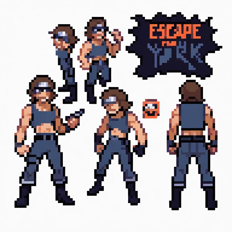 Escape From New York main character . full body