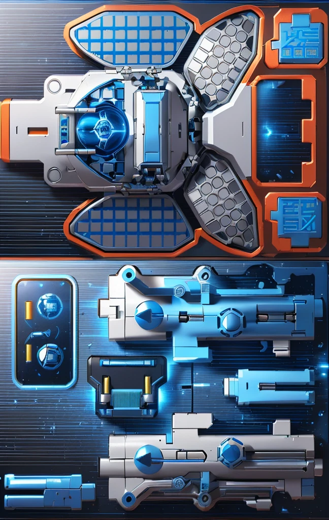 Mecha parts, highly detailed panel cuts, Spacesuit cartoon,Space car cartoon, 融合Mecha parts, highly detailed panel cuts,Plan of a small space station with computers, parts and components, 融合Mecha parts, simple Bionic explosion diagram, Very detailed schematic, Highly detailed toys, cyborg parts and components, Mecha details, Clean lines and flat colors, Mecha parts, Mechanical body, Bionic explosion diagram, Realistic shadow parts, Mechanical parts details