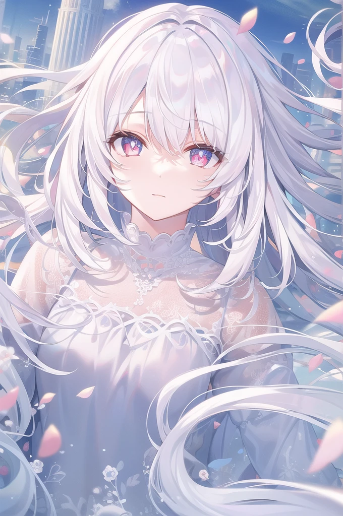 ((masterpiece, best quality))++, Detailed lighting+, Detailed hair+, Detail hand+ ,1 girl, Miss, Neat long hair, Crimson eyes, beautiful eyes, young white hair,,(Beautiful white hair:1.5),(Beautiful and delicate eyes), high resolution+,glass tint, Reflective eyes, {{angle}} , Very detailed wallpaper, The original, Extremely beautiful CG,Firefly,Nature,