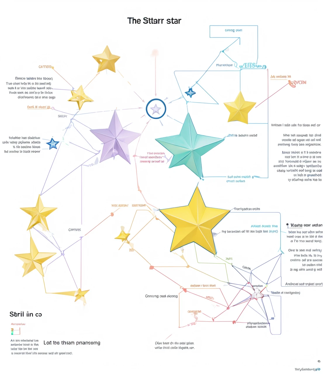 The star in this diagram