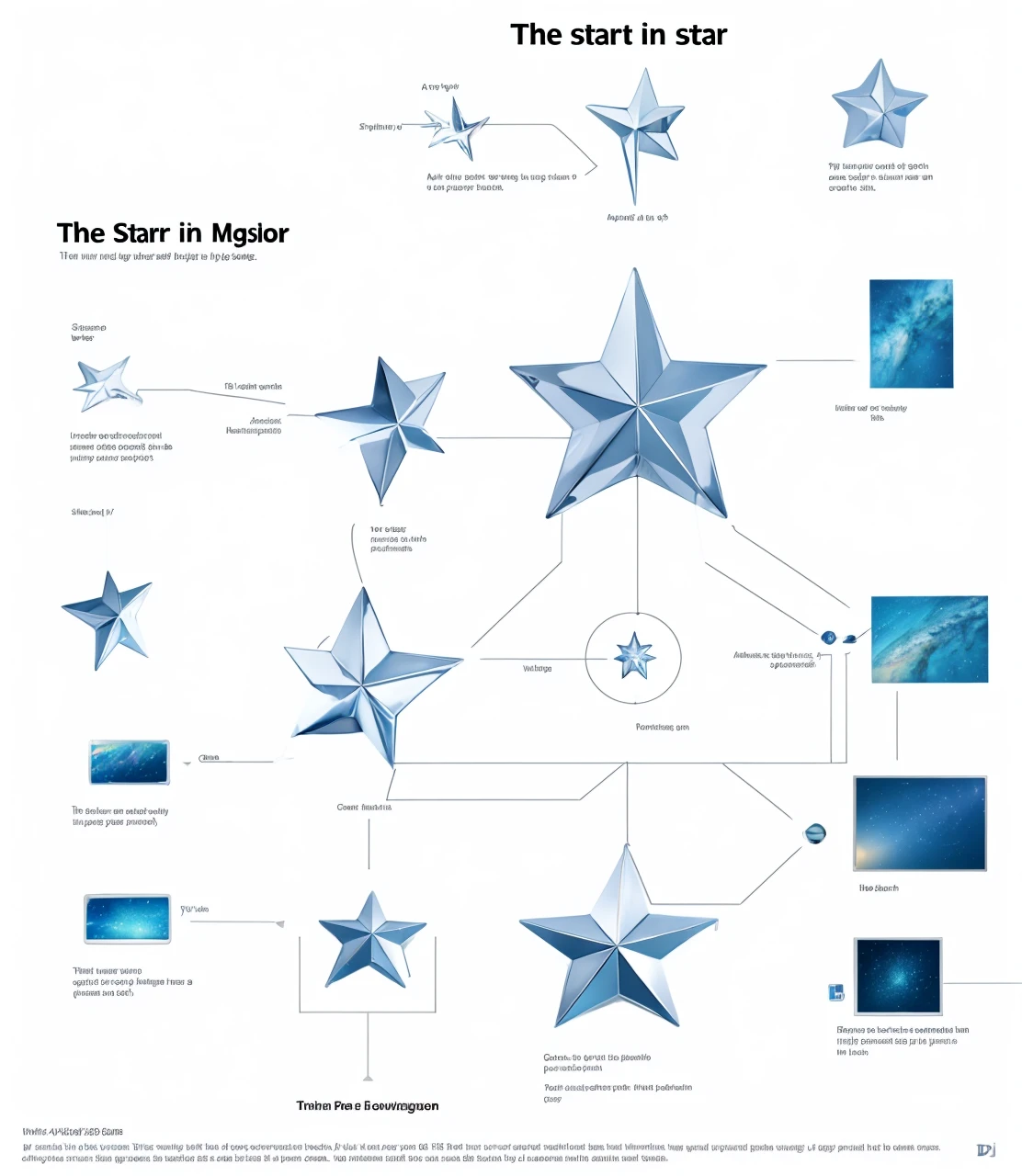The star in this diagram