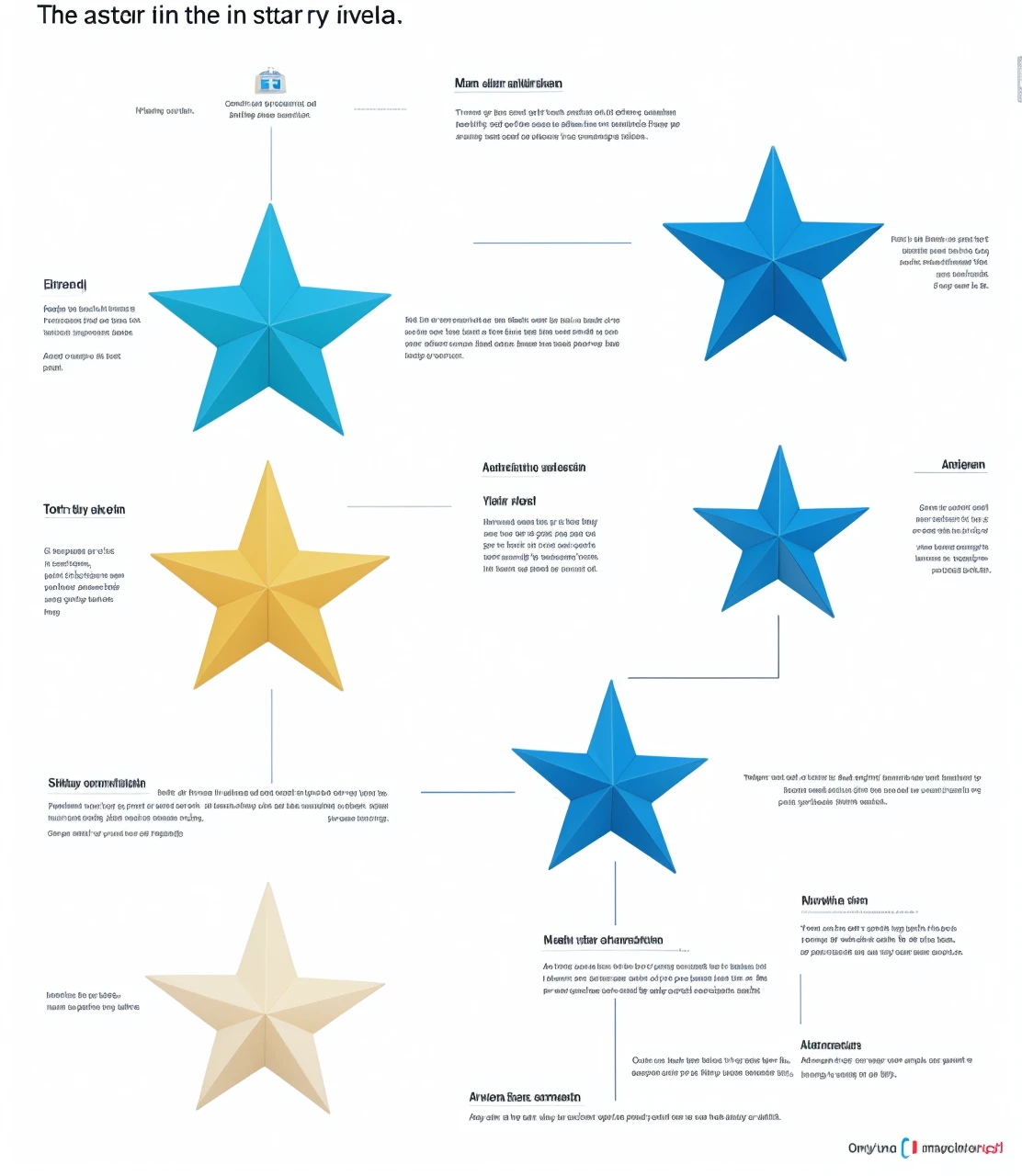 The star in this diagram