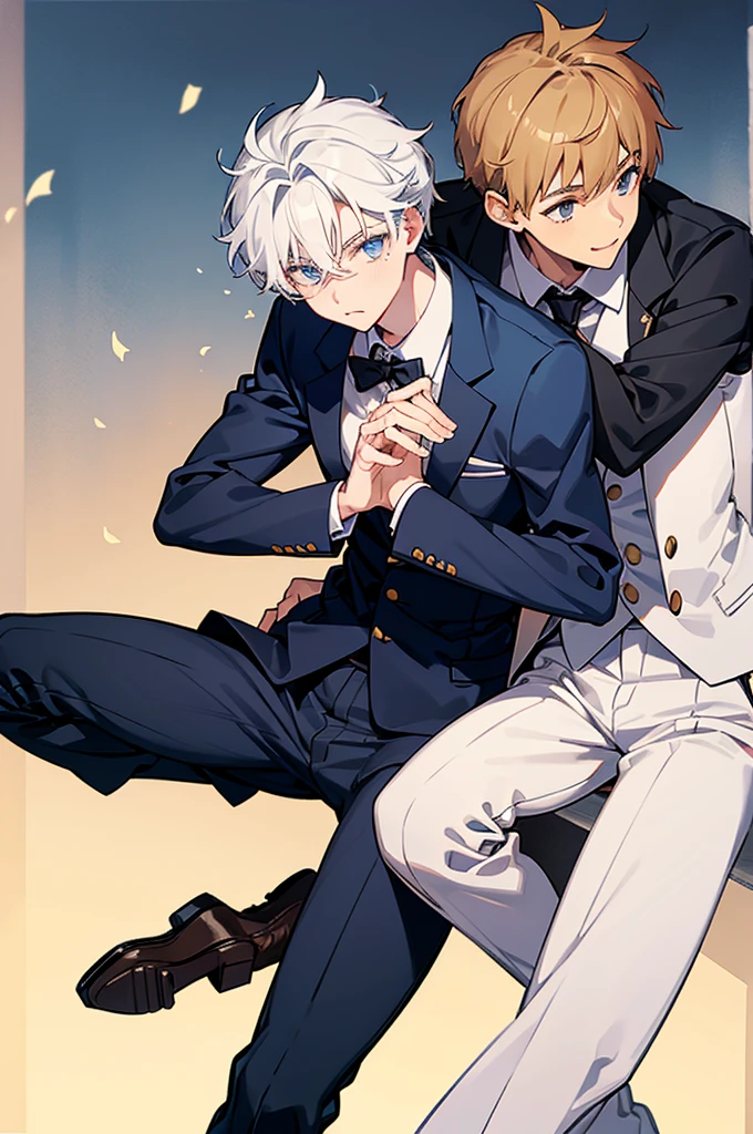 Two boys(Cute boys and handsome boys)、Blazer uniform、