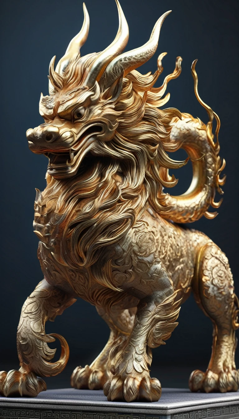 old，Chinese zodiac，Traditional Chinese mythical beasts，Monsters in Shanhaijing，3d texture，Super Fine，Clear structure，complex，There is logic，Super Fine，Ultra HD，Hyperrealism，