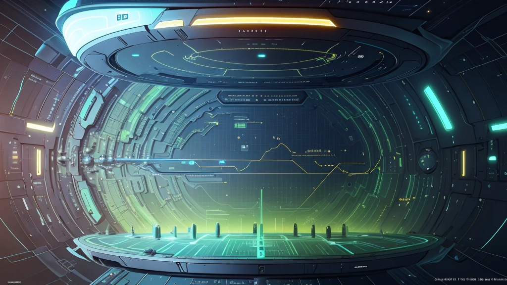 Generate a conceptual image of a sci-fi route map that showcases GPS navigation and positioning with added technological elements. The design should include professional and futuristic elements such as digital grids, glowing lines, and high-tech icons. The overall style should be sleek and sophisticated, emphasizing precision and innovation in navigation and positioning technology.