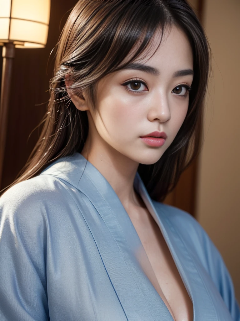 ((Top quality, 8K, Masterpiece: 1.3)), Focus: 1.2, Perfect Body Beauty: 1.4, Buttocks: 1.2, (Huge Tits: 1.2)), Yukata: 1.1, Highly detailed face and skin texture, delicate eyes, double eyelids, whitened skin, Japanese girls, fireworks show, hair tied up