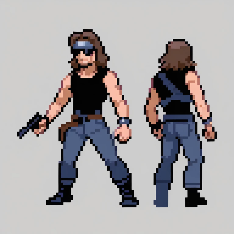 Escape From New York main character . full body 