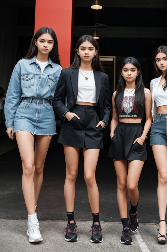 Can you create an image in which Generation Z, Powerhouse all together in one frame.