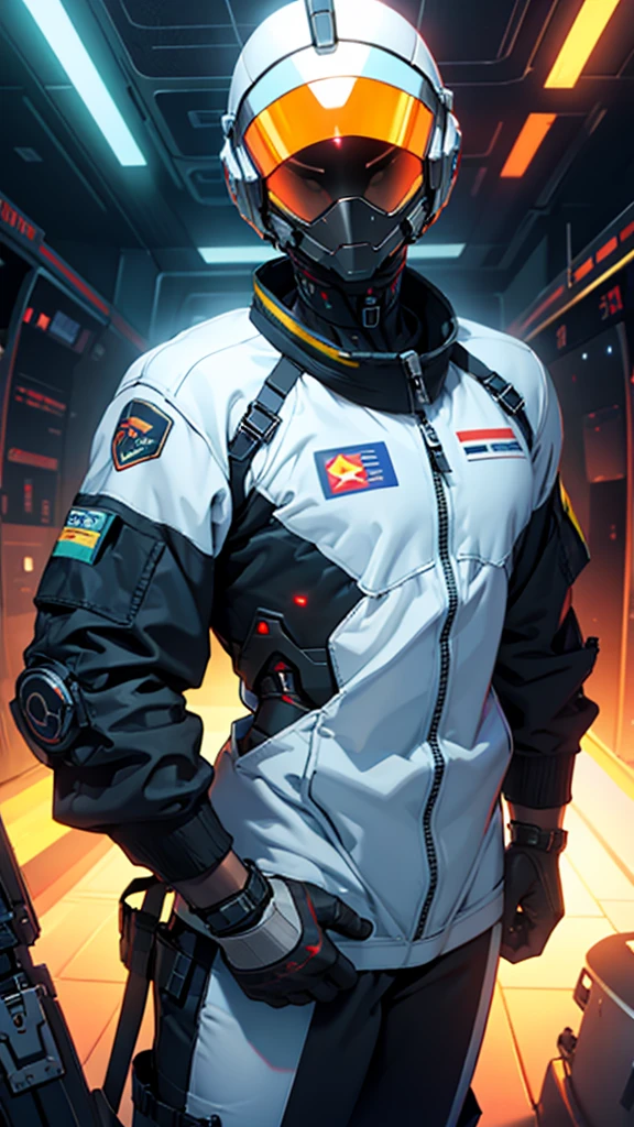 Scfi cybernetic combat spacesuit