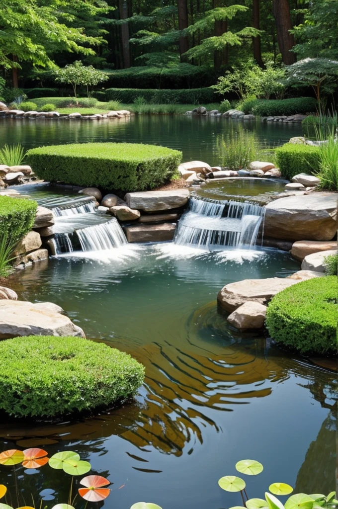 water purifier that could purify vast amount of water such as the pond