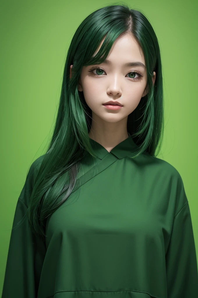 All Green Background