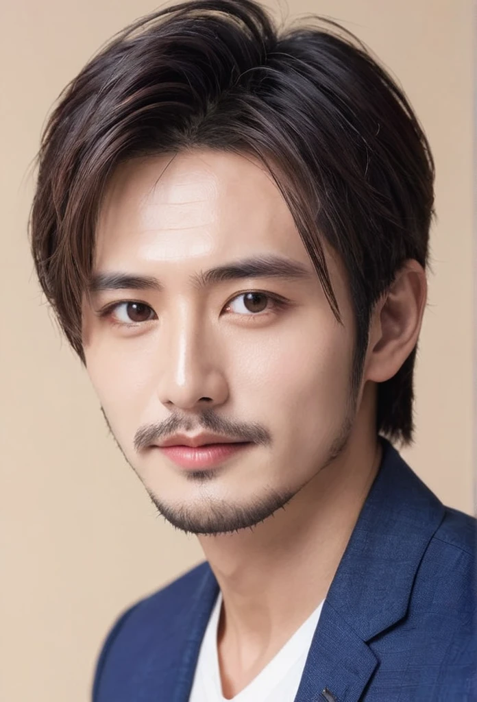 A handsome man who likes gay men、Face forward、Face forward
