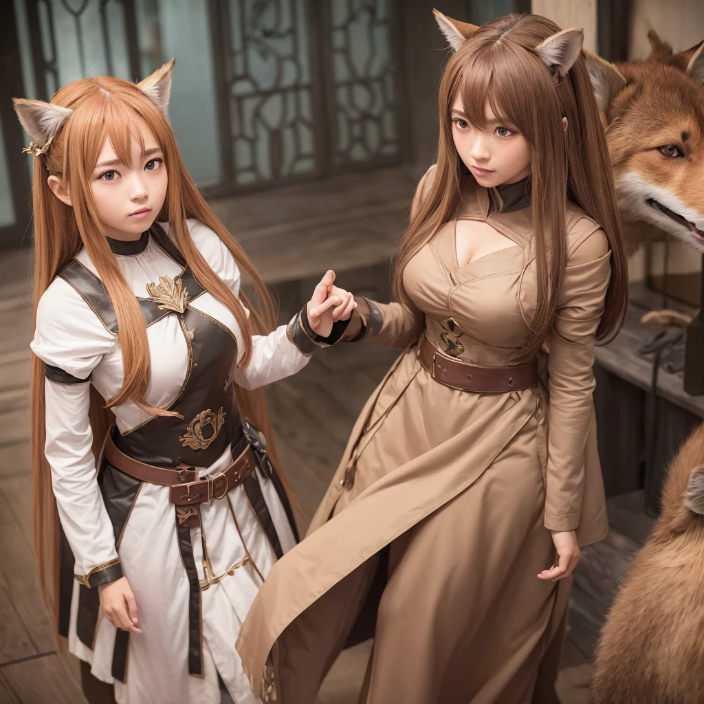 MILF Malaysian girl group ,malay, The whole body consists of a young girl with hijab, Eye makeup, 21yo, (((Cat ears,Cat's paw badge, furry KEBAYA anal fox tails))), Soft lighting, groups, Wear shabby clothes, Dirty, Tattered futuristic military uniform, Pose, spot color, rendering by octane, Ultra-realistic intricate details, Cinematic, 8K resolution, emphasis lightings, (((Huge breast:1.5))) (((FULL NAKED & NUDE))) PERFECT HIJAB STYLE WORKING as PROSTITUTE (((2 girls:1.5, girls standing))) PERFECT MASTERPIECE, EXTREMELY DETAILED CG UNITY 32K UHD QUALITY RESOLUTION WALLPAPER, PHOTOREALISTIC, RAW PHOTO, PERFECT PHOTOGENIC CLARITY, OFFICIAL ART, AWARD-WINNING PORTRAIT, ULTRA HYPER-REALISTIC, ULTRA HYPER-DETAILED, SHINY REALISTIC SKIN, RAY TRACING, UNREAL ENGINE 5.8K, GLOWING AMBIENT LIGHT, 2 arab Girls Beautiful, Baby symmetric Face, ,,enormous Breasts ,,((wearing black wedding dress elegant)) long SILVER curly and wavy SILVER Hair tied in a daenerys hairstyle from game of thrones hairstyle. adorable masterpiece ((yellow honey colored eyes)) , very thick hourglass figure body,, looking at viewer ,grabbing breasts ,one riding the other one, posing seductively,(nightime).wearing jewelry, crystal necklaces,earrings, rings,wearing very dark eyeshad