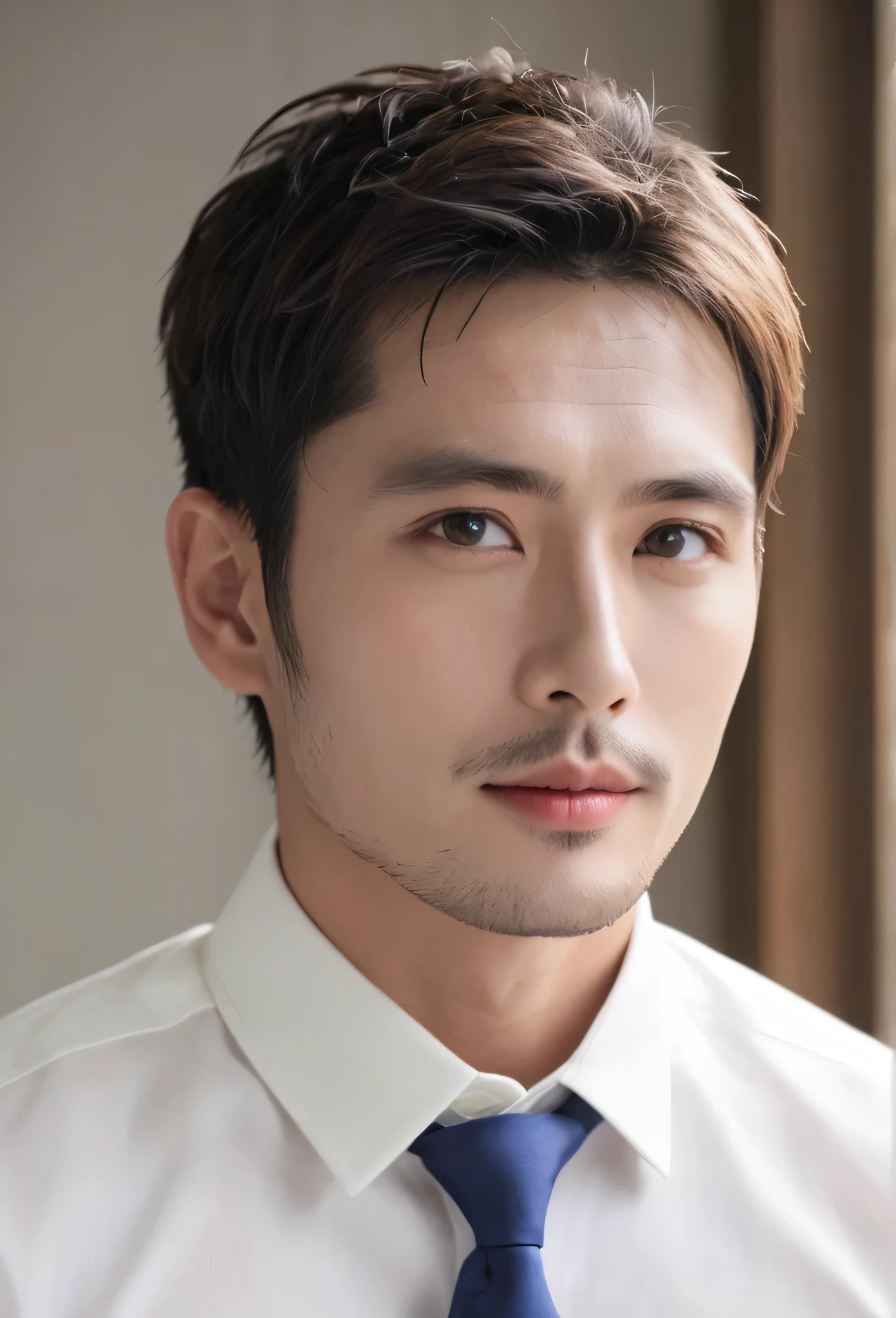 A handsome man who likes gay men、Face forward、Face forward