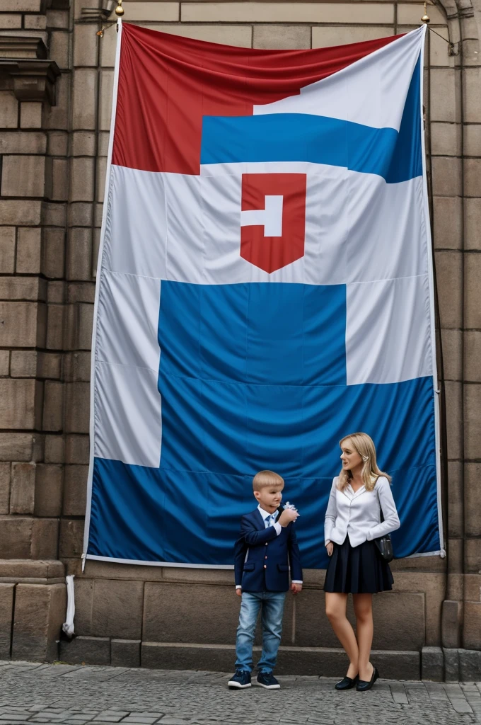 cześć, wygeneruje mi proszę ultra realistyczne zdjęcie jak żołnierz zawiesza flagę NATO na szczycie domu w Moskwie w tle Kreml,trochę dymu. w scenerii postapokaliptycznej.