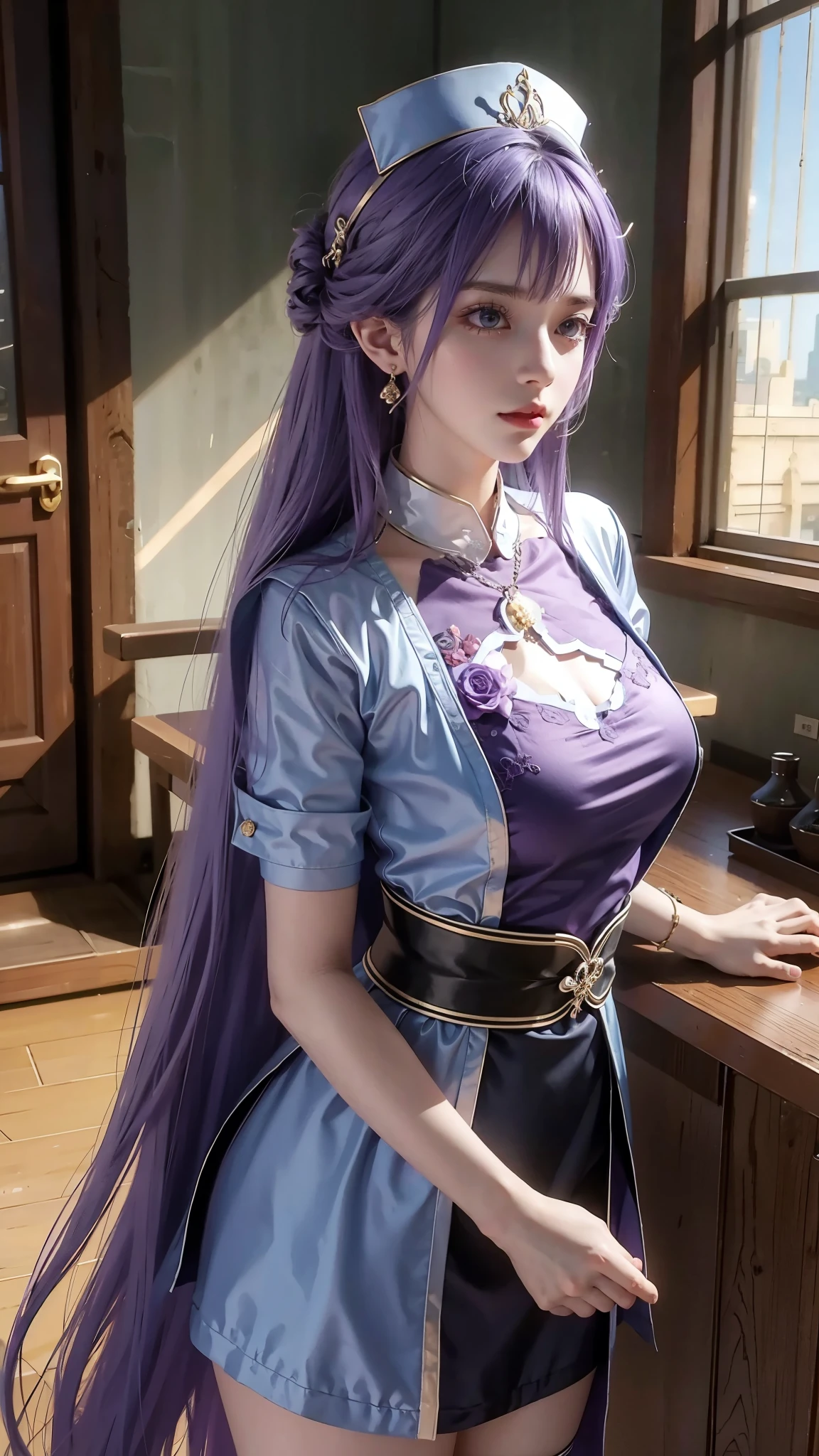 Purple clothes