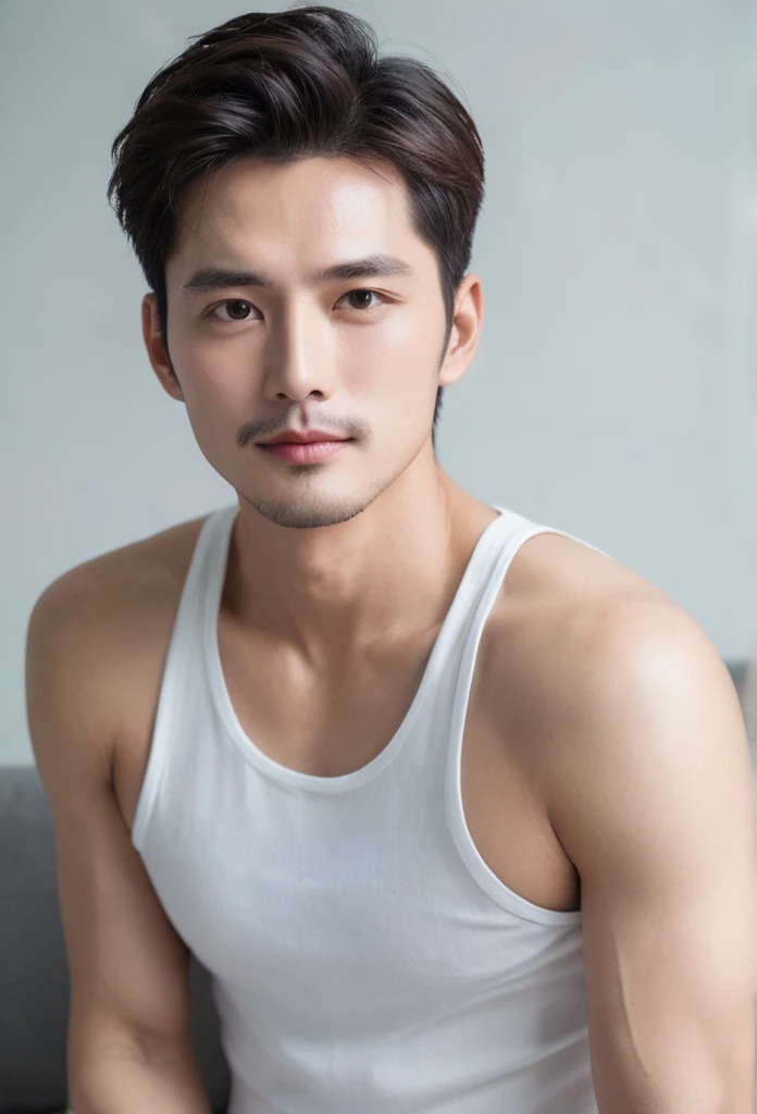 A handsome man who likes gay men、Face forward、Face forward