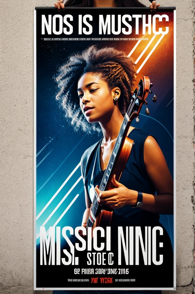 Poster about music event