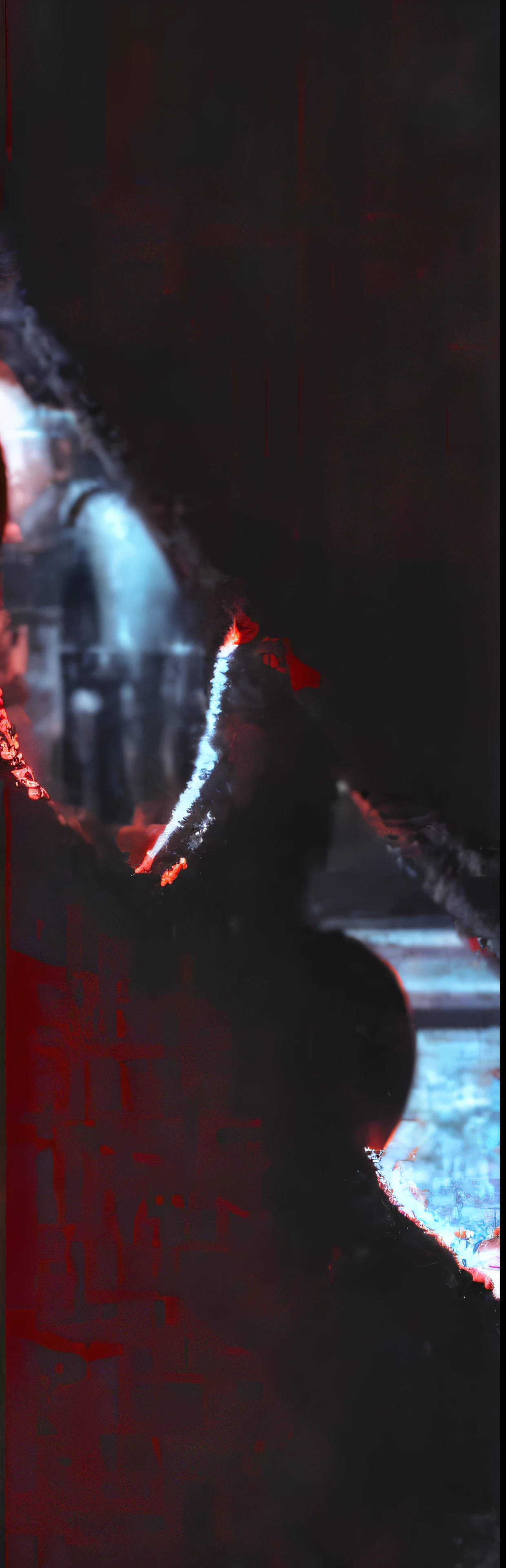 masterpiece, best quality, (extremely detailed CG unity 8k wallpaper), (best quality), (best illustration), (best shadow), absurdres, realistic extremely_dark_red lighting,realistic dark red lighting,8 k sensual extremely_dark red lighting,extremely_dark red and cinematic lighting, volumetric extremely_dark red dramatic lighting, cinematic extremely_dark red lighting, cinematic volumentric extremely_dark red lighting, (Abyss), beautiful detailed dark red glow, art by PeterMohrBacher,