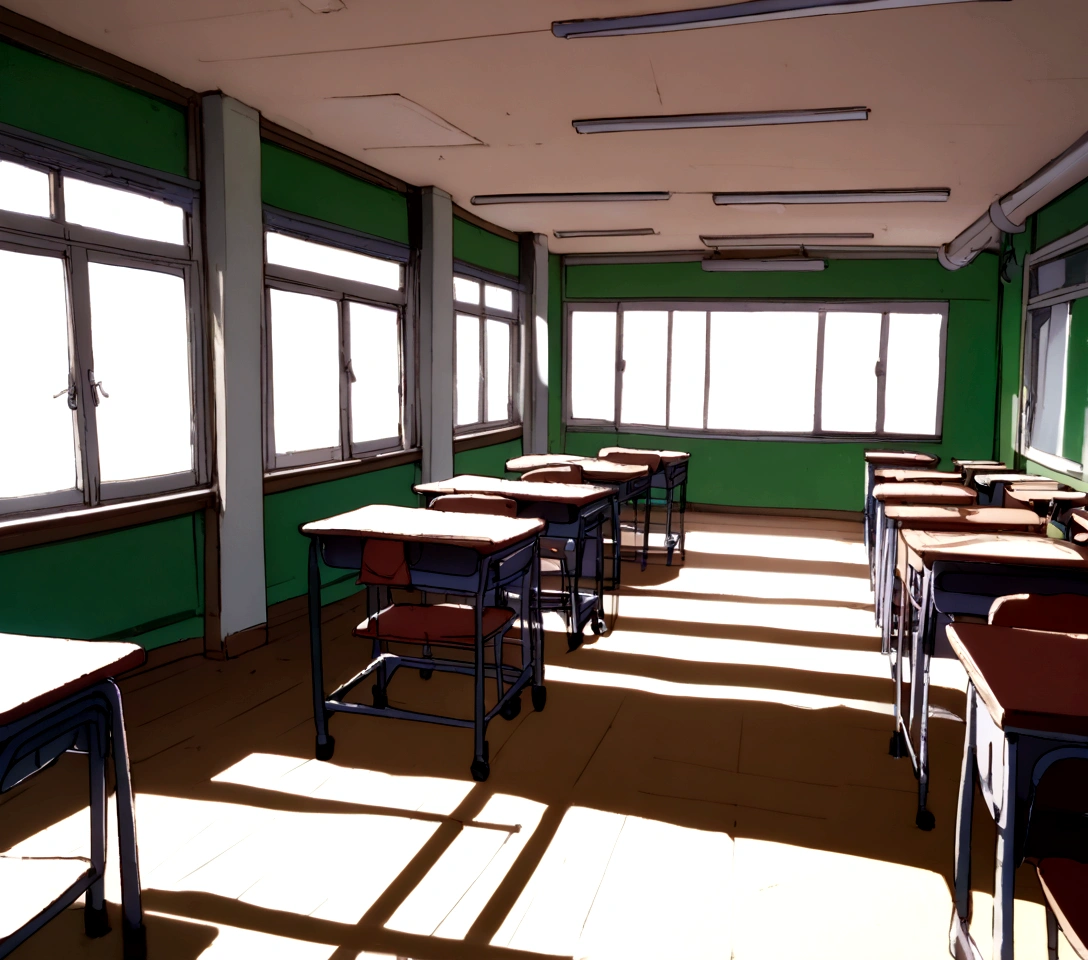 School background, classroom