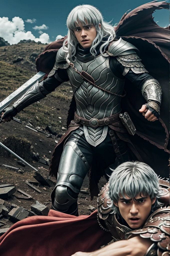 Guts derrotando a Griffith