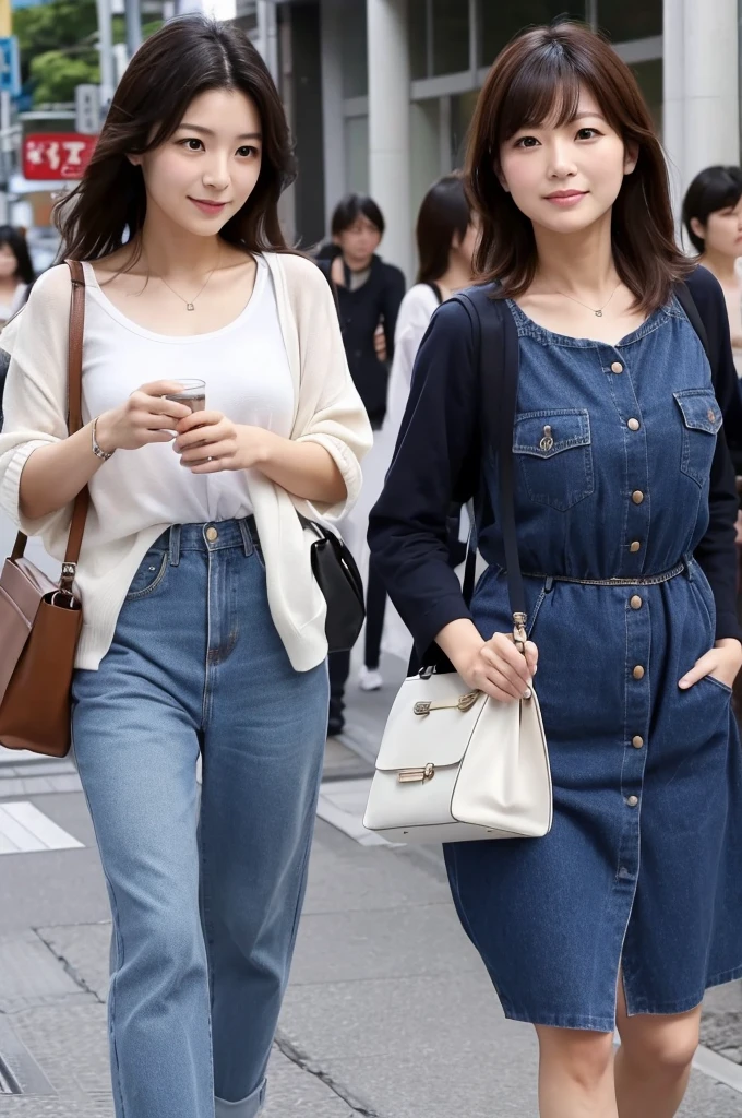 Wearing a camisole、Japan women in their 40s。Appearance looks young。There is some exposure。