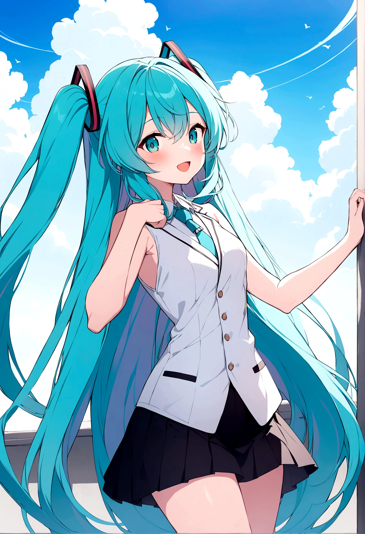 Hatsune miku (w/ very long hair)