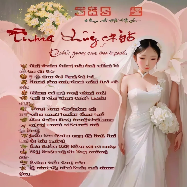 a close up of a woman in a white dress standing in front of a flower, hoang long ly, dao trong le, dang my linh, do hoang tuong artwork, mai anh tran, inspired by Tan Ting-pho, by Tan Ting-pho, in style of lam manh, quy ho, thin body, hoang lap