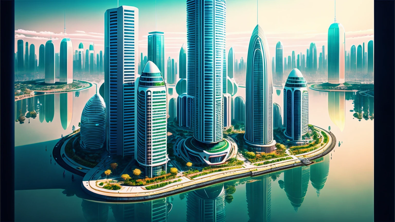 (Best quality,4K,8K,A high resolution,Masterpiece:1.2),Ultra-detailed,(Realistic,Photorealistic,photo-realistic:1.37),Futuristic floating city,Futuristic technology,Huge urban high-tech tablet platform,Airship,Floating in the sky,Futuristic city,Small airships around,High-tech hemispherical platform,Colorful lights,Advanced architecture,modernn architecture,skyscrapper,Access the cloud,Scenic beauty,view over city,Impressive design,Blend seamlessly with nature,energetic and vibrant atmosphere,Futuristic transportation system,Parking is suspended,Transparent path,Lush greenery,Sky gardens,cascading waterfalls,Magnificent skyline,reflections on the water,Sparkling river,Architectural innovation,futuristic skyscrapers,Transparent dome,The shape of the building is unusual,Elevated walkway,Impressive skyline,Glowing lights,Futuristic technology,Minimalist design,Scenic spots,Panoramic view,Cloud Piercing Tower,Vibrant colors,epic sunrise,epic sunset,Dazzling light display,magical ambiance,The future city,Urban Utopia,LuxuryLifestyle,Innovative energy,sustainable development,Smart city technology,Advanced infrastructure,Tranquil atmosphere,Nature and technology live in harmony,Awesome cityscape,Unprecedented urban planning,Architecture connects seamlessly with nature,High-tech metropolis,A cutting-edge engineering marvel,The future of urban living,Visionary architectural concept,Energy-efficient buildings,Harmony with the environment,A city floating above the clouds,Utopian dreams become reality,The possibilities are endless,State-of-the-art transportation network,Green energy integration,Innovative materials,Impressive holographic display,Advanced communication system,Breathtaking aerial view,Quiet and peaceful environment,Modernist aesthetics,Ethereal beauty
