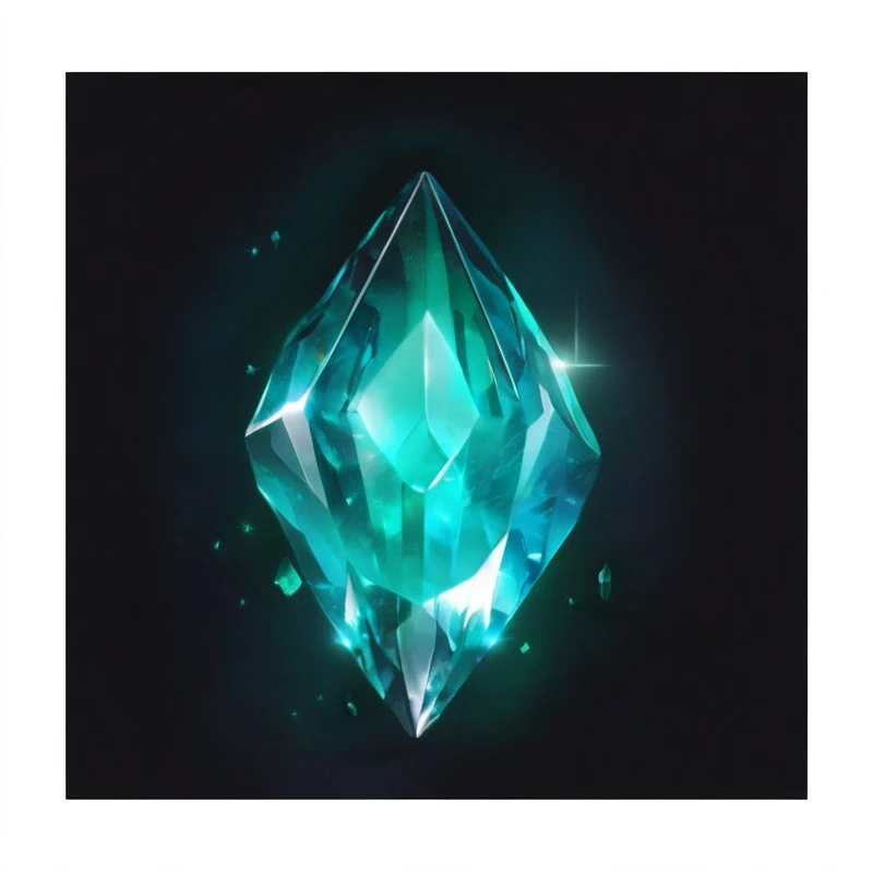 a close up of a 绿crystal on a black background, crystaline skin, Frost Accelerator, 骨灰crystal, crystaline!!, Made of crystallized synapses, 绿crystal, League of Legends Inventory Items, crystal碎片, Treda, crystal, 岩石上发光的crystal, crystaline, Jade Crafts, 发光闪亮crystal, selling a gem