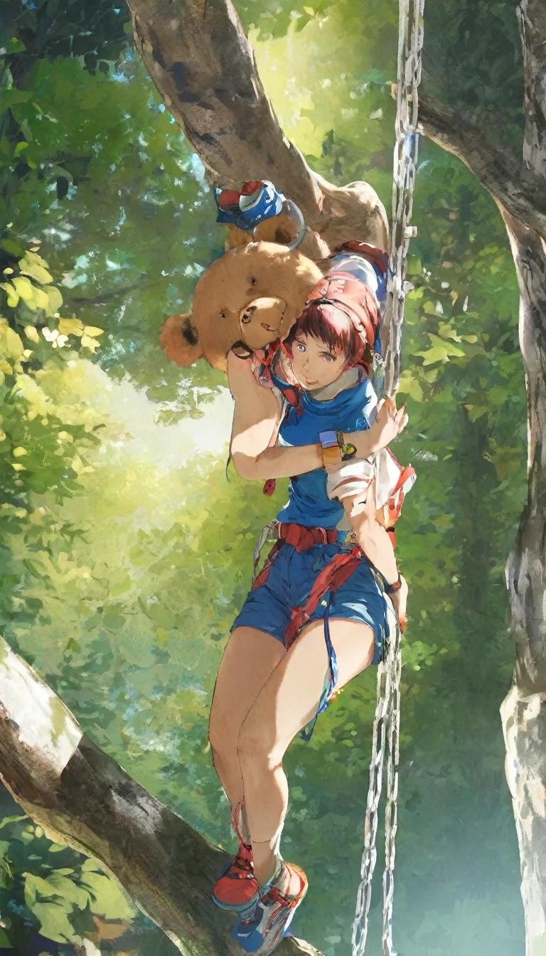 Sport climbing bear、anime、animeーション