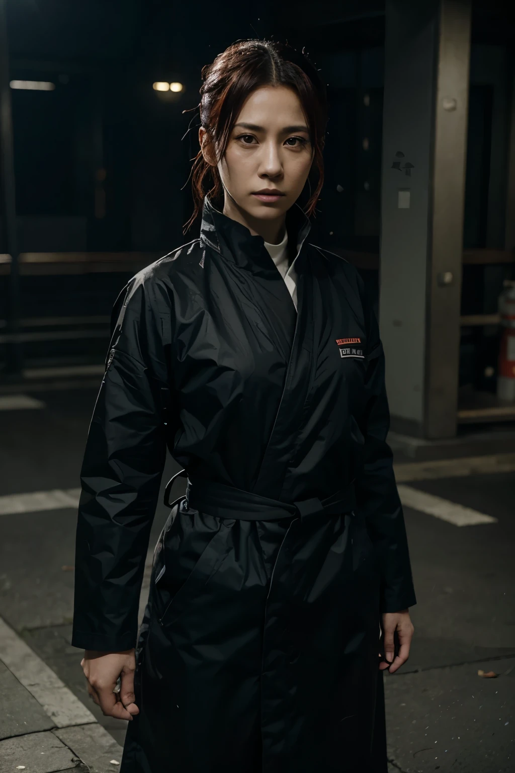 Character design for the anime Jujutsu Kaisen, one woman. 