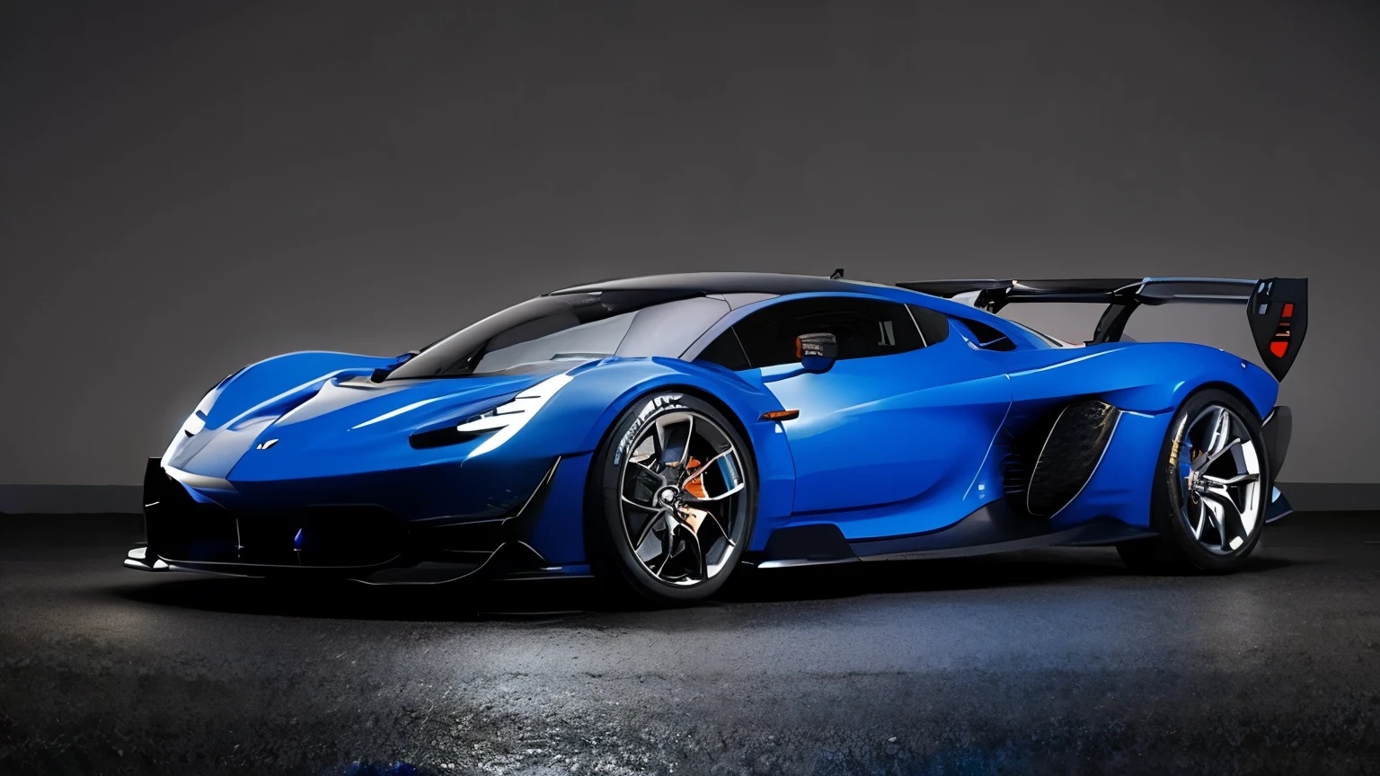 Studio Lighting Supercar Concept Design