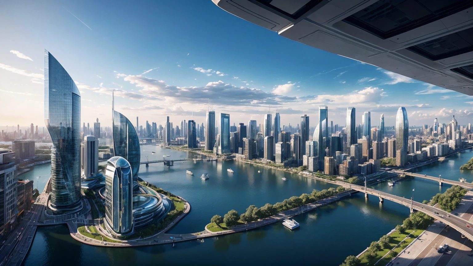 (Best quality,4K,8K,A high resolution,Masterpiece:1.2),Ultra-detailed,(Realistic,Photorealistic,photo-realistic:1.37),Futuristic floating city,Futuristic technology,Huge urban high-tech tablet platform,Airship,Floating in the sky,Futuristic city,Small airships around,High-tech hemispherical platform,Colorful lights,Advanced architecture,modernn architecture,skyscrapper,Access the cloud,Scenic beauty,view over city,Impressive design,Blend seamlessly with nature,energetic and vibrant atmosphere,Futuristic transportation system,Parking is suspended,Transparent path,Lush greenery,Sky gardens,cascading waterfalls,Magnificent skyline,reflections on the water,Sparkling river,Architectural innovation,futuristic skyscrapers,Transparent dome,The shape of the building is unusual,Elevated walkway,Impressive skyline,Glowing lights,Futuristic technology,Minimalist design,Scenic spots,Panoramic view,Cloud Piercing Tower,Vibrant colors,epic sunrise,epic sunset,Dazzling light display,magical ambiance,The future city,Urban Utopia,LuxuryLifestyle,Innovative energy,sustainable development,Smart city technology,Advanced infrastructure,Tranquil atmosphere,Nature and technology live in harmony,Awesome cityscape,Unprecedented urban planning,Architecture connects seamlessly with nature,High-tech metropolis,A cutting-edge engineering marvel,The future of urban living,Visionary architectural concept,Energy-efficient buildings,Harmony with the environment,A city floating above the clouds,Utopian dreams become reality,The possibilities are endless,State-of-the-art transportation network,Green energy integration,Innovative materials,Impressive holographic display,Advanced communication system,Breathtaking aerial view,Quiet and peaceful environment,Modernist aesthetics,Ethereal beauty
