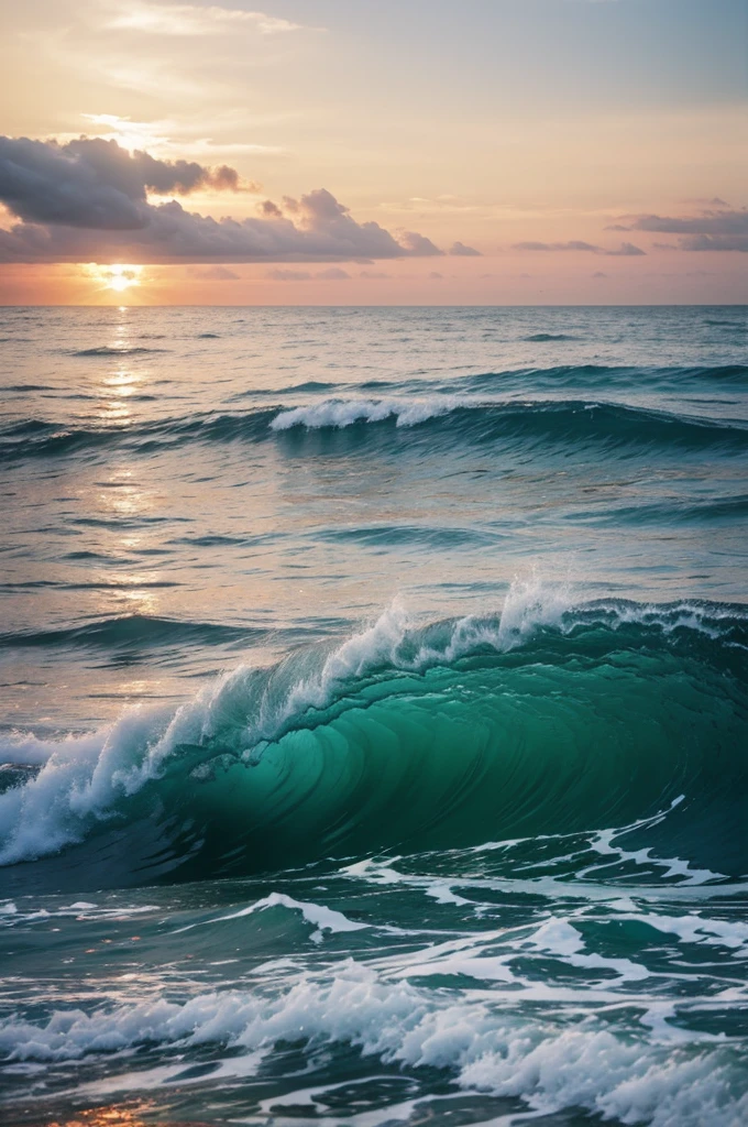 Create me a picture of the sea
