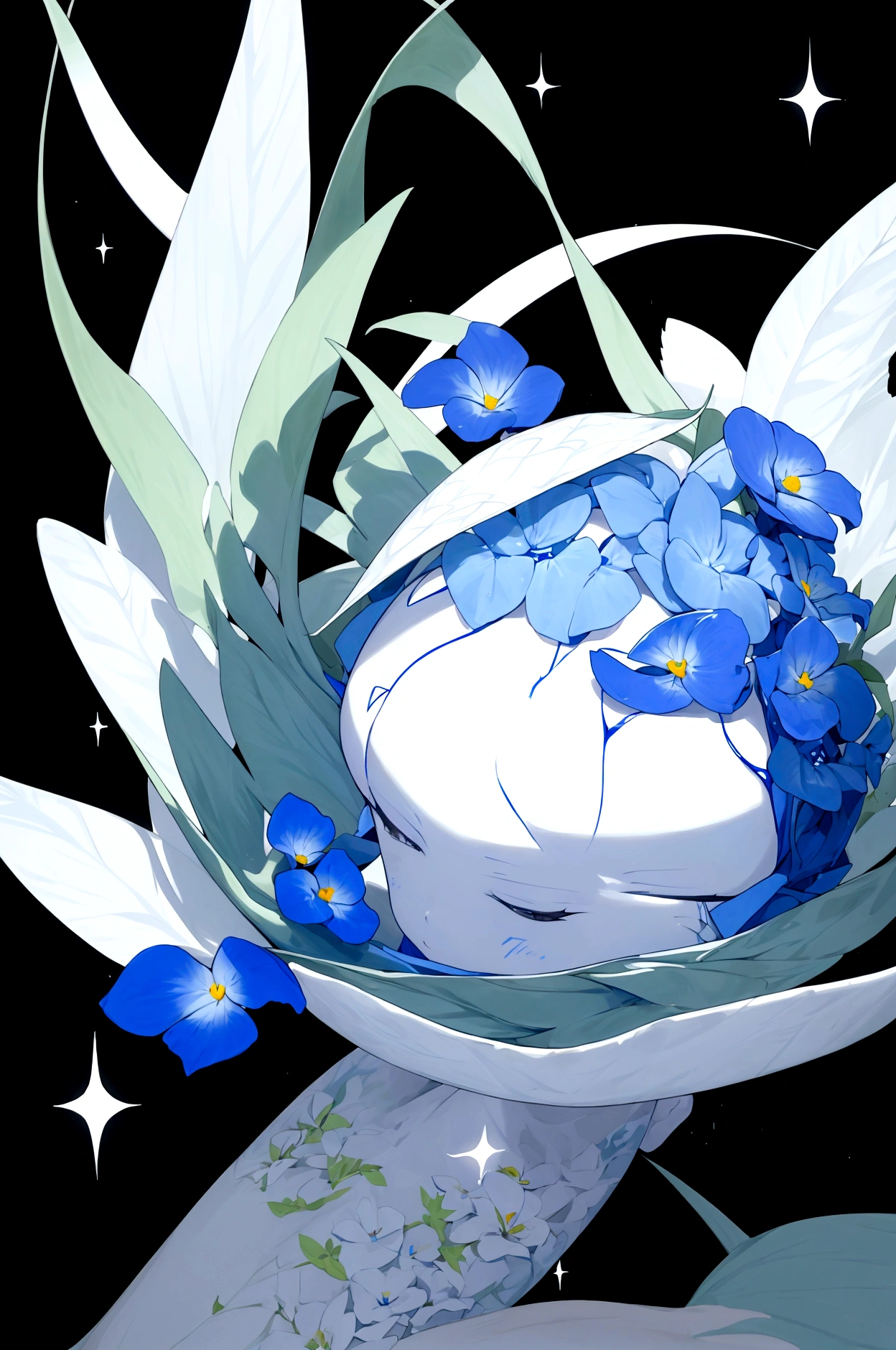 shape: เป็นภูติหรือสิ่งมีชีวิตมายาที่มีshapeคล้ายกับดอก periwinkle โดยมีปีกเล็ก ๆ ที่เป็นประกายสี periwinkle
ขนาด: Small, about the size of a hand: The whole body is periwinkle colored with a slight sparkle in the light. Personality:
Cheerful and playful Likes exploration and adventure. Have a gentle heart and love peace. love nature and flowers Has the ability to make those around you feel relaxed and at ease.