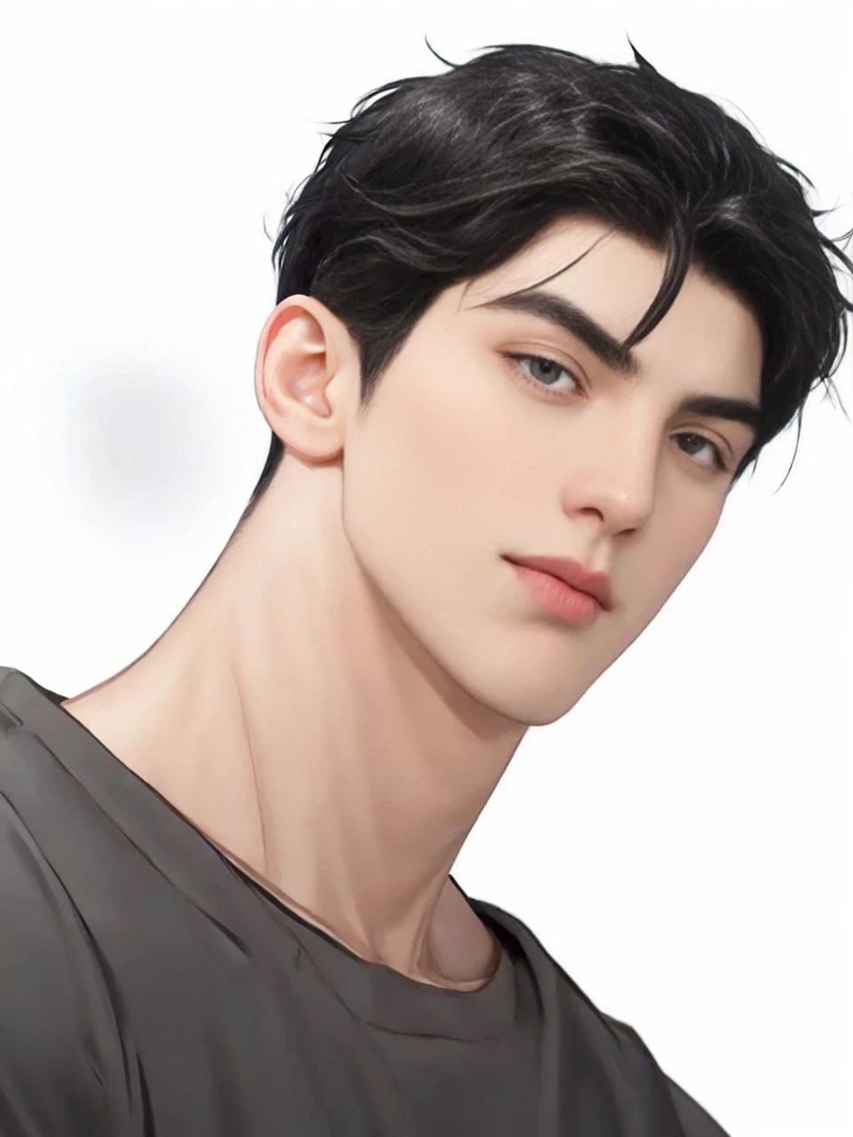 masterpiece, 1boy, adult, handsome, black hair, undercut hair, perfect face, detailed eyes and face, black eyes, clean shaved, muscular, capturing a rural atmosphere, dynamic lighting, unreal engine 5, hd picture