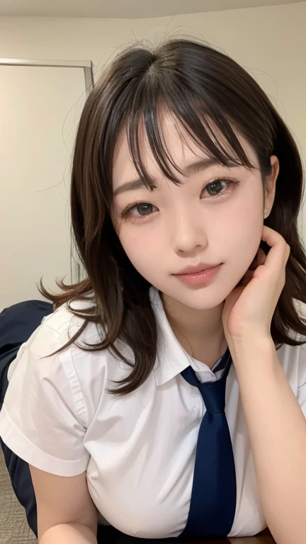 Korean Female Teacher，Stay in a hotel，(Lying on one&#39;s back on the bed:1.5)，Legs open，(The legs are lifted by the man、placed on the shoulder:1.5)，(Being touched by a man:1.3)，(A man&#39;s crotch is stroked)
（（（masterpiece）））， （（Highest quality））， （（Intricate details））， （（Ultra-realistic））， Ridiculous resolution， Mature Woman， Mature Woman， See-through， Very detailed， Awareness-raising， 1. Mature Woman， (Pink areola)，Perfect hands， Detailed fingers， Beautiful attention to detail，Wavy Curly Hair，Brown-eyed， Name tag， chief executive officer（CEO）， （Teacher&#39;s uniform：1.2）， Translucent white shirt，get wet，(The shirt was unoned，No bra，My breasts are spilling out of my clothes)，Black pencil skirt， (black tights:1.1)， Camel Toe，耳Nipple Ring， Detailed Background， bedroom， Perfect Eyes， Captivating eyes，Stick your  out，Red face，(Sobbing:1.2)，Confused Eyes