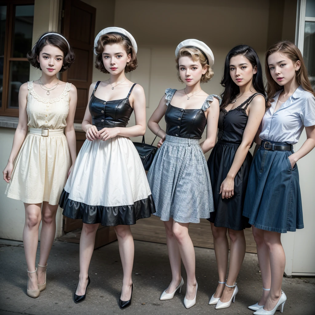 50s teenager group

