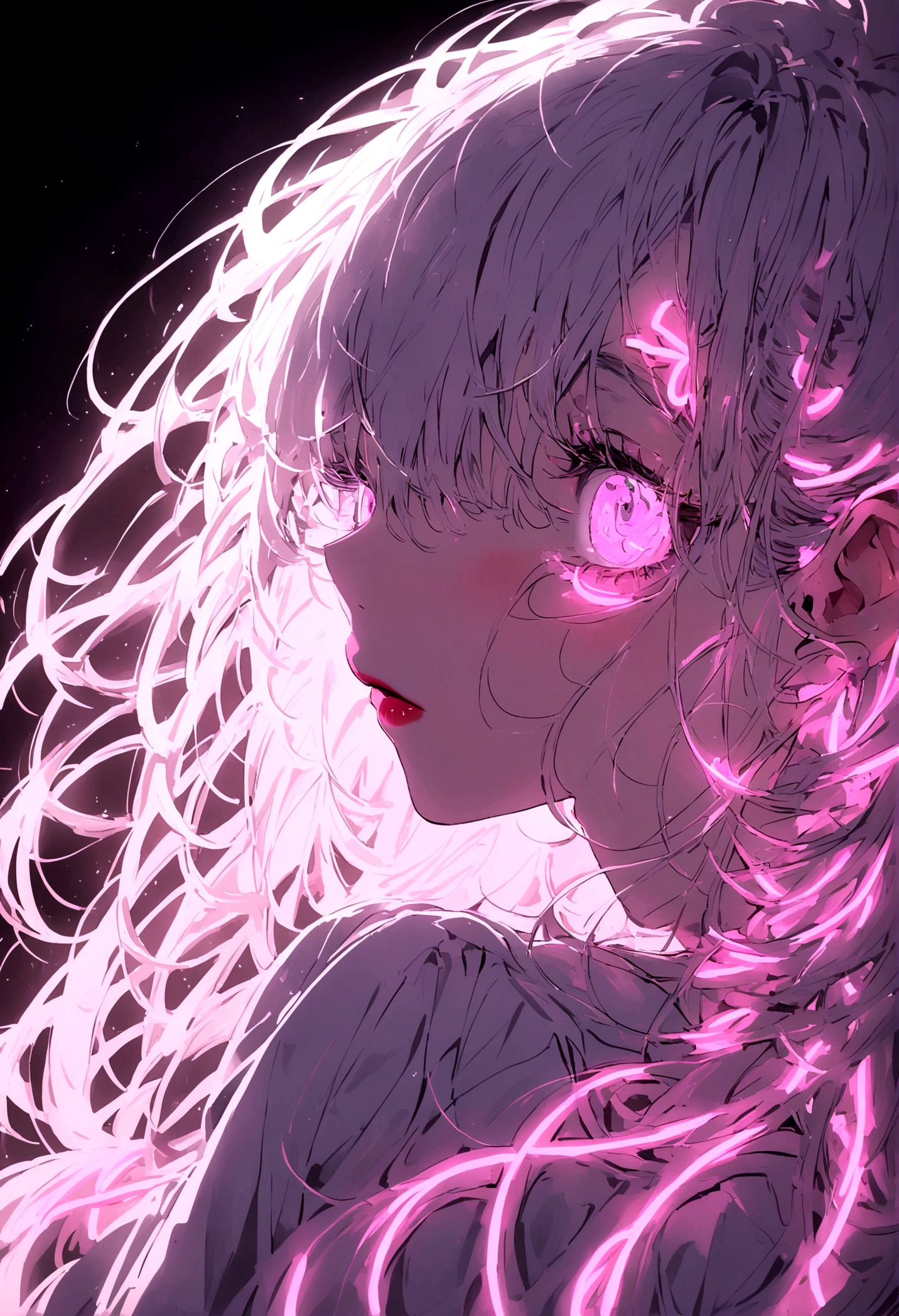 Neon lights for makeup girls