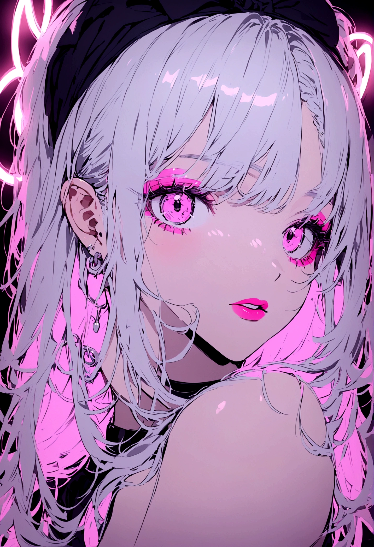 Neon lights for makeup girls