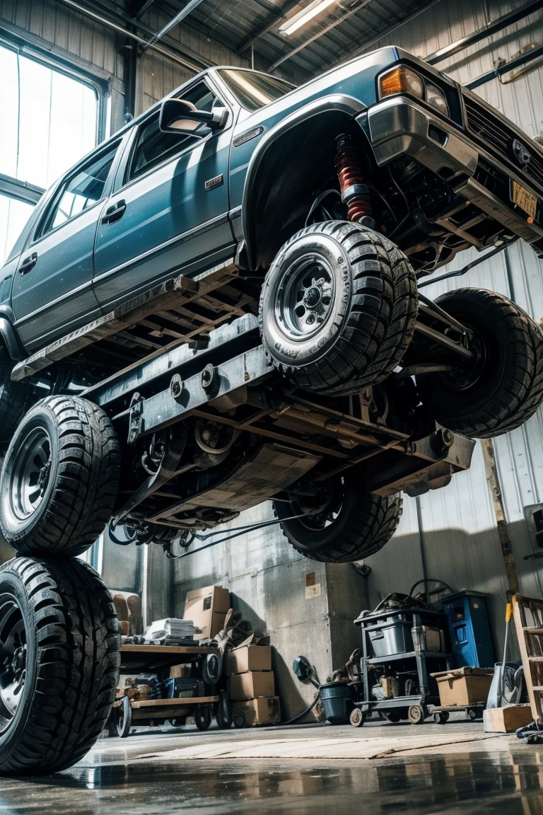 Wheeled vehicle repair mechanic