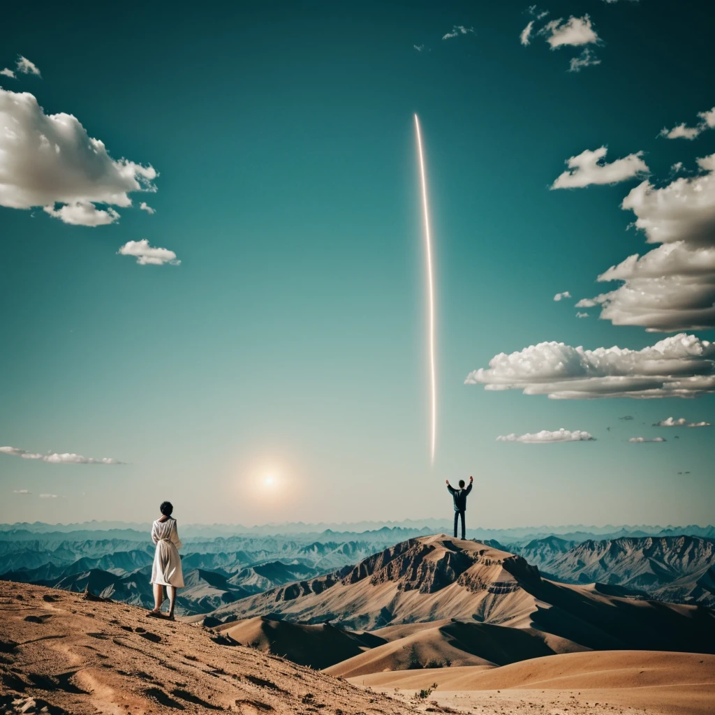 Being masculine but not a solitary human that reflects wisdom and superiority, con conocimiento de oscuridad y light que da peace en balance ante un mundo perdido en maldad
Y arriba de el un símbolo creado que simbolise
Valentia, peace,can,Wisdom, light,darkness and the balance of everything