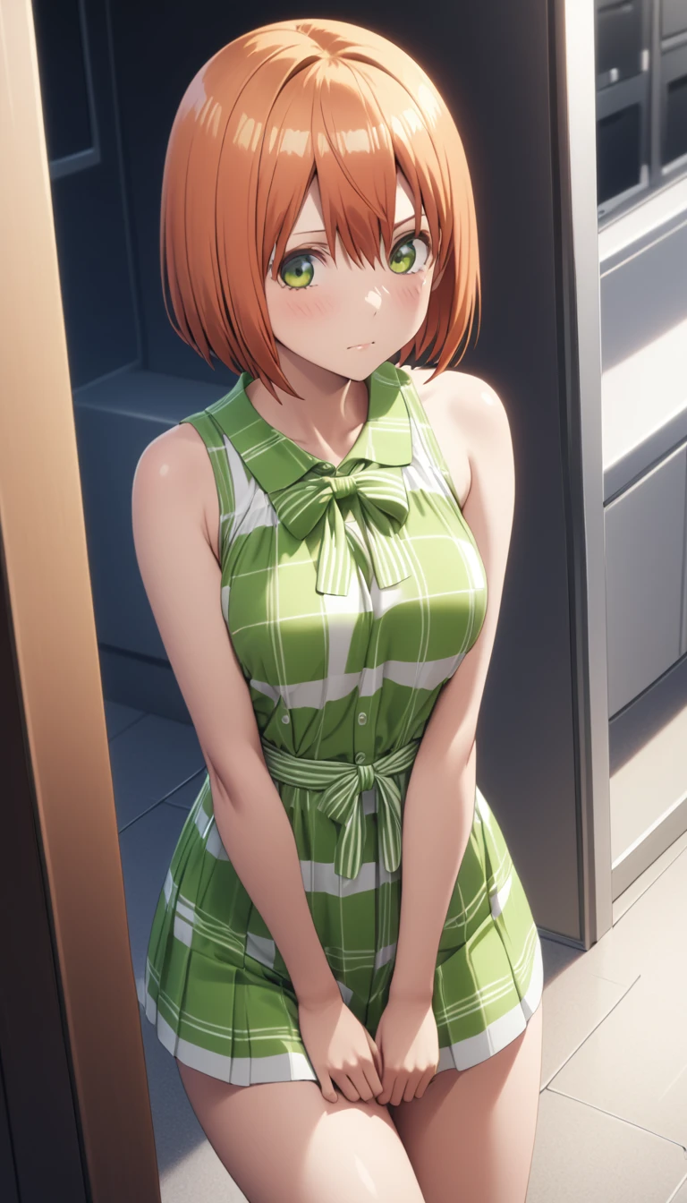 (Highest quality、Masterpiece、Very detailed、4K)、One Woman、************、Orange Hair、short hair、(((Nakano Yotsuba)))、