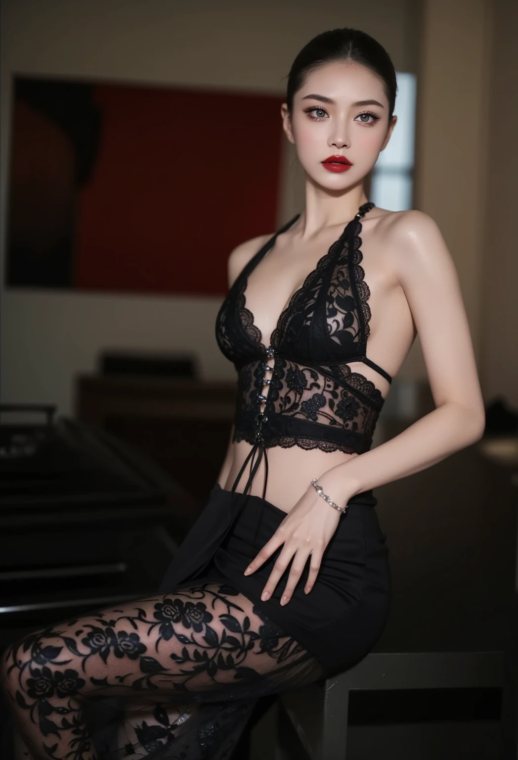 Royal princess,Very detailed, Delicate face, Stock Photography , Portrait 400, F1 Camera Lens.6, Colorful, Surrealism, Realistic textures, Dramatic Lighting, Thin Film Distiller 800 (8K, original photo, Better quality, masterpiece: 1.2), Very detailed, (Extremely delicate skin: 1.2), 8K 超高清, SLR camera, Soft Light, high quality.Fire Queen,Blue pupils,Apply red lipstick,Have a tattoo,The tattoo is very three-dimensional,Gorgeous and intricate tattoo designs,8K Mugshot,Large Breasts,Dark eyeshadow,Sexy thick lips(Red lipstick),Ice Princess,The facial features are very three-dimensional,Gorgeous and exquisite crystal diamond lace wedding dress,Silver Armor,Exquisite and ornate silver decoration,Universe shining diamond gem,Ultra-clear portrait,Very exquisite and gorgeous jewelry,Fingers straightened