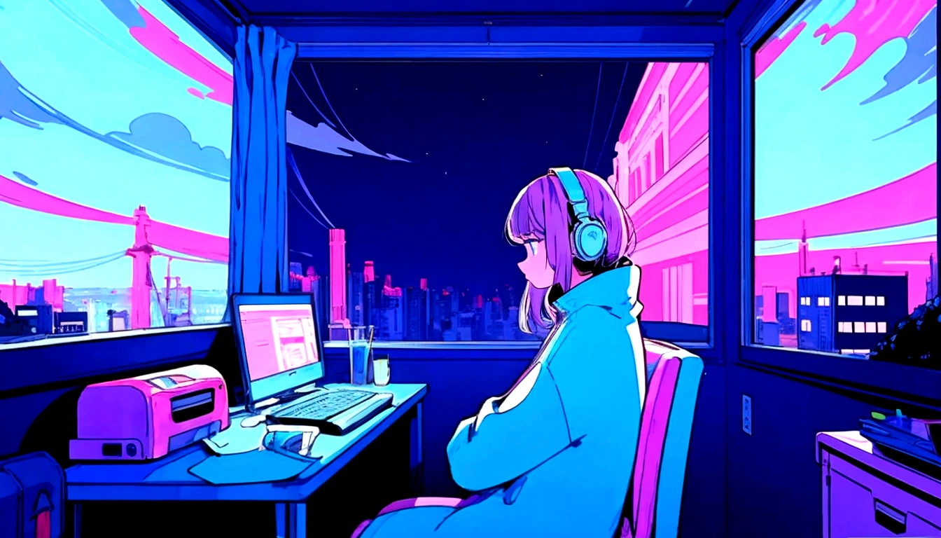 Show the woman stretching with natural movement added. 