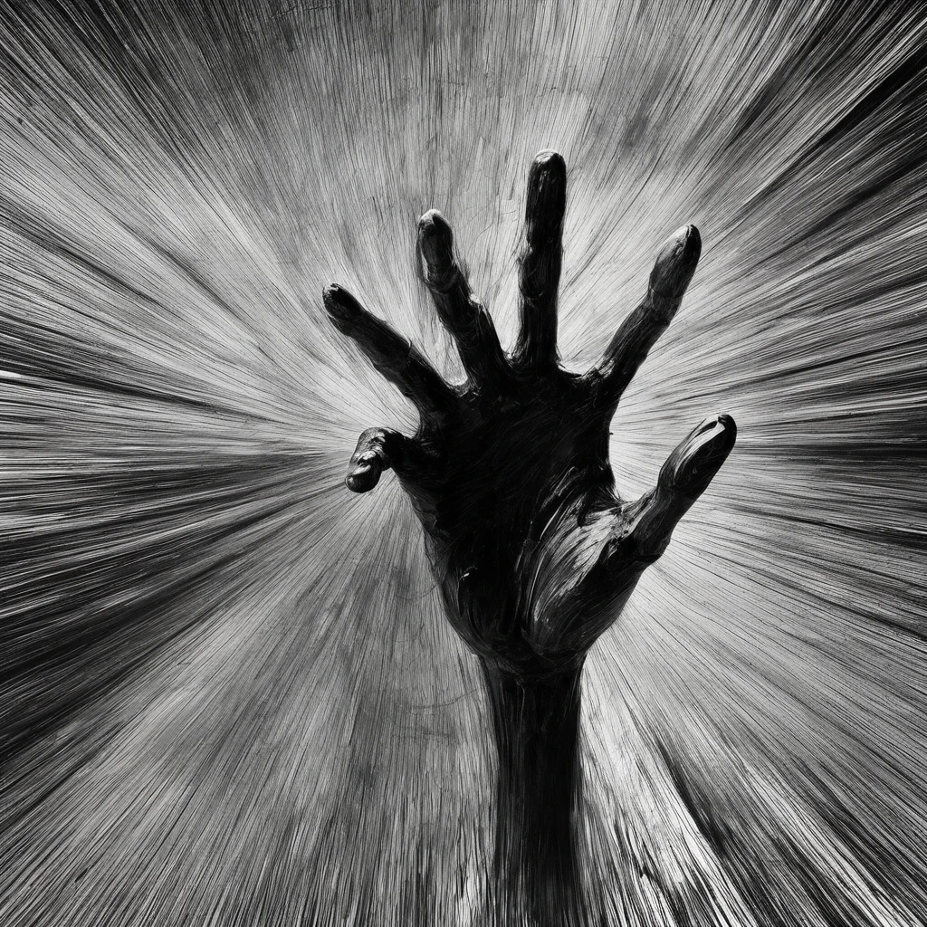 Human body noise, Black and white line sound art, Abstract spastic art, Tearing the future apart,