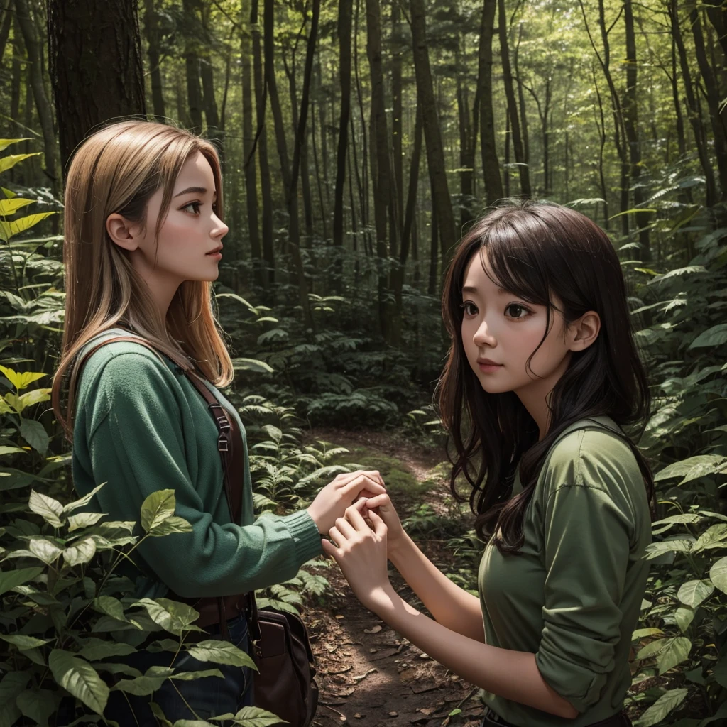 she found a friend in the forest who will convince her